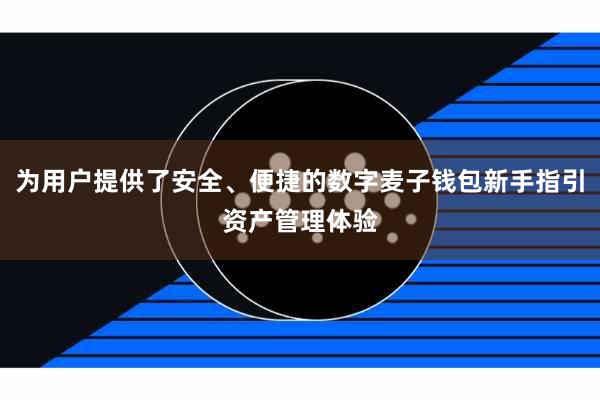为用户提供了安全、便捷的数字麦子钱包新手指引资产管理体验