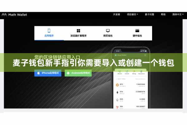 麦子钱包新手指引你需要导入或创建一个钱包