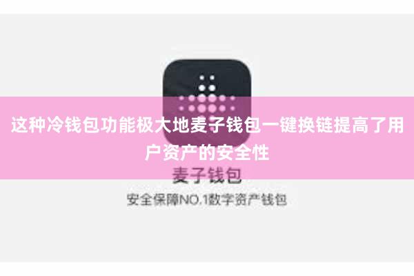 这种冷钱包功能极大地麦子钱包一键换链提高了用户资产的安全性